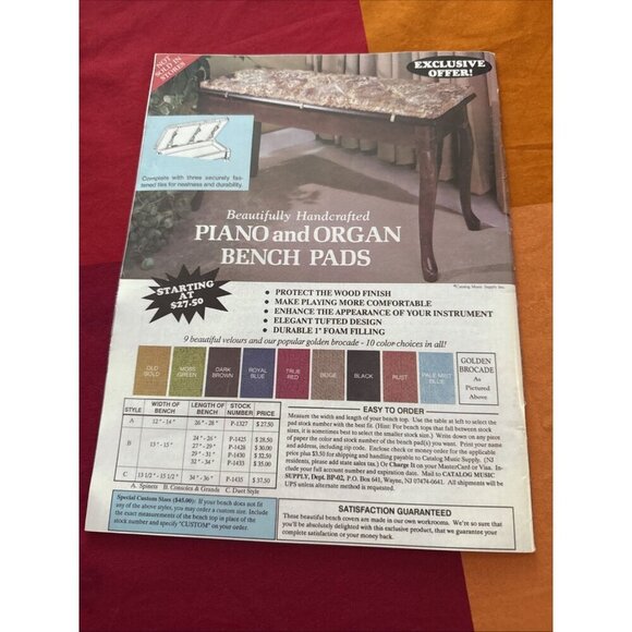 Sheet Music Magazine January/February 1995 - Picture 2 of 3